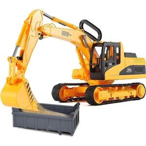 BEEMO Excavator Toy Truck, Realistically Designed Girl & Boy Toys 3+ Year Old